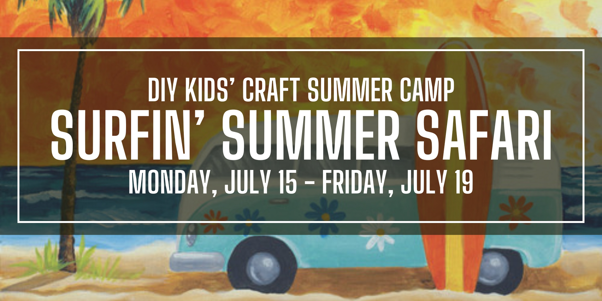Surfin' Summer Safari DIY Kids' Craft Summer Camp
